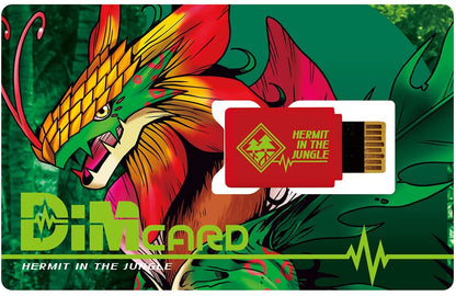 Bandai Digimon Hermit In The Jungle And Nu Metal Empire DIM Cards | Digimon DIM Card Expansions For The Digimon Vital Bracelet| Raise New Electronic Pets With These Digimon Vital Bracelet Cards