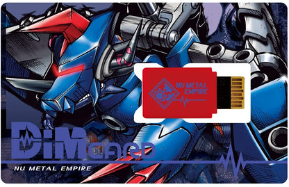Bandai Digimon Hermit In The Jungle And Nu Metal Empire DIM Cards | Digimon DIM Card Expansions For The Digimon Vital Bracelet| Raise New Electronic Pets With These Digimon Vital Bracelet Cards