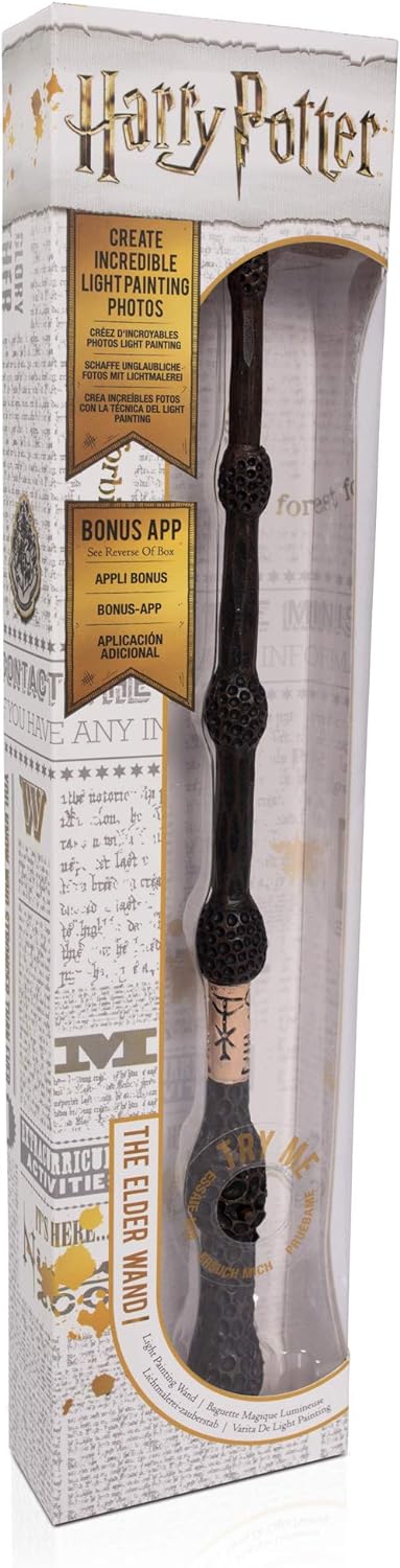 WOW! STUFF Harry Potter 14" Light Painting Wand, Official Wizarding World Collectables, Toys and Gifts, Role Play and Dress-up Costume Accessory for Fans, Girls and Boys, Ages 3+