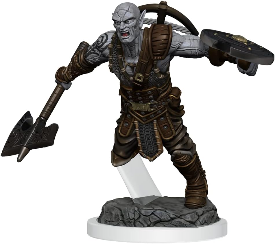 Wizkids D&D Nolzurs Marvelous Earth Genasi Fighter - Miniaturas sin pintar