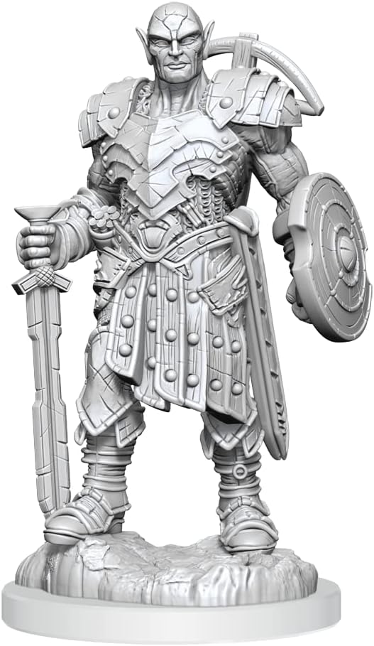 Wizkids D&D Nolzurs Marvelous Earth Genasi Fighter - Miniaturas sin pintar