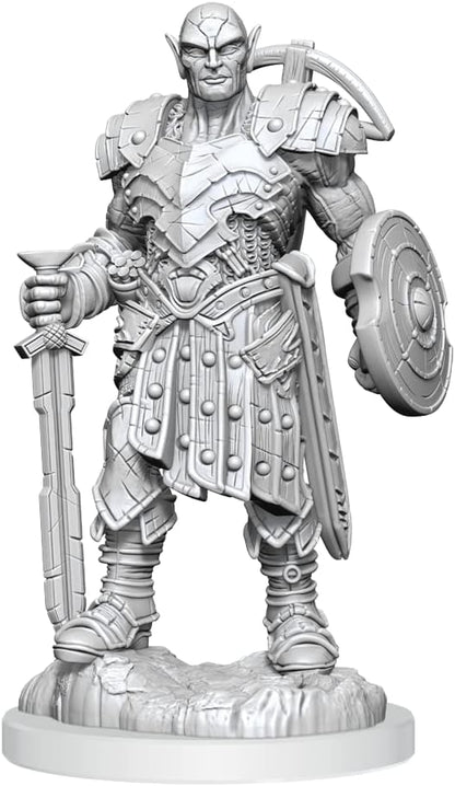 Wizkids D&D Nolzurs Marvelous Earth Genasi Fighter - Miniaturas sin pintar