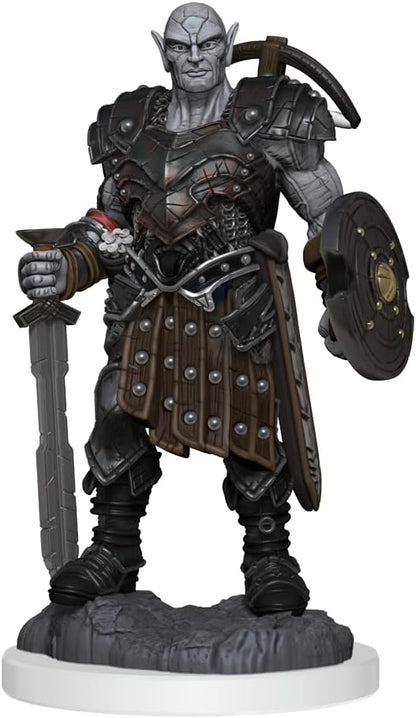 Wizkids D&D Nolzurs Marvelous Earth Genasi Fighter - Miniaturas sin pintar