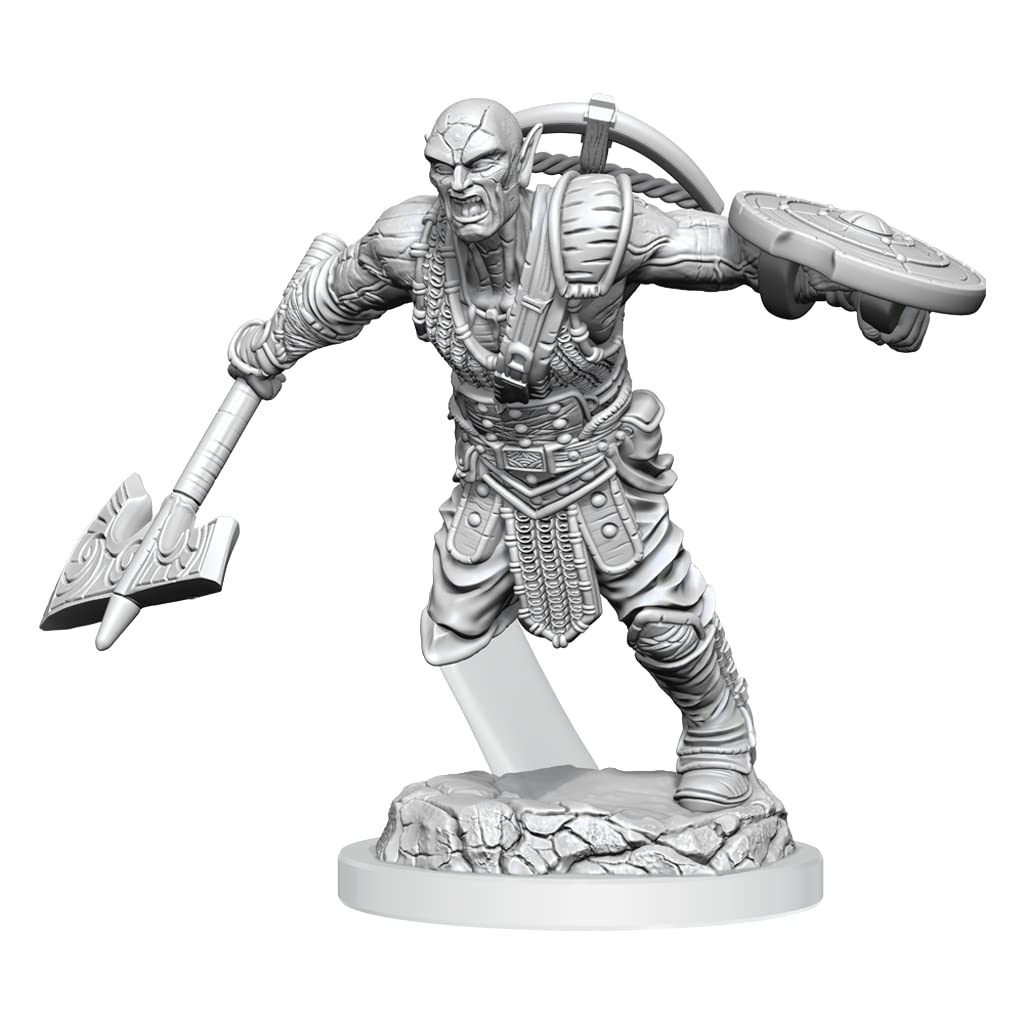 Wizkids D&D Nolzurs Marvelous Earth Genasi Fighter - Miniaturas sin pintar