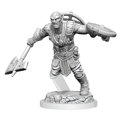 Wizkids D&D Nolzurs Marvelous Earth Genasi Fighter - Miniaturas sin pintar