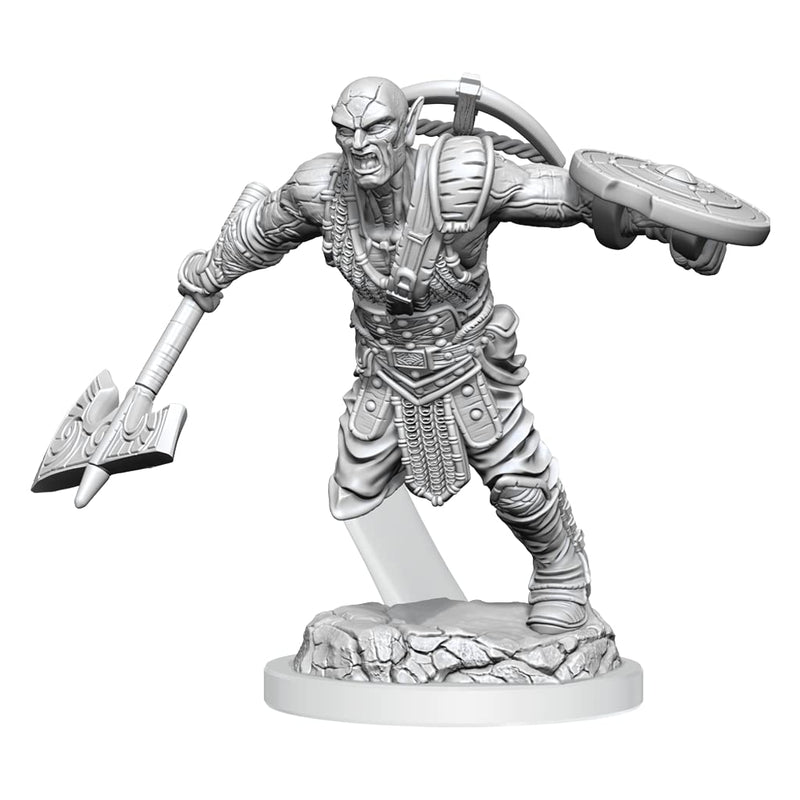 Wizkids D&D Nolzurs Marvelous Earth Genasi Fighter - Miniaturas sin pintar
