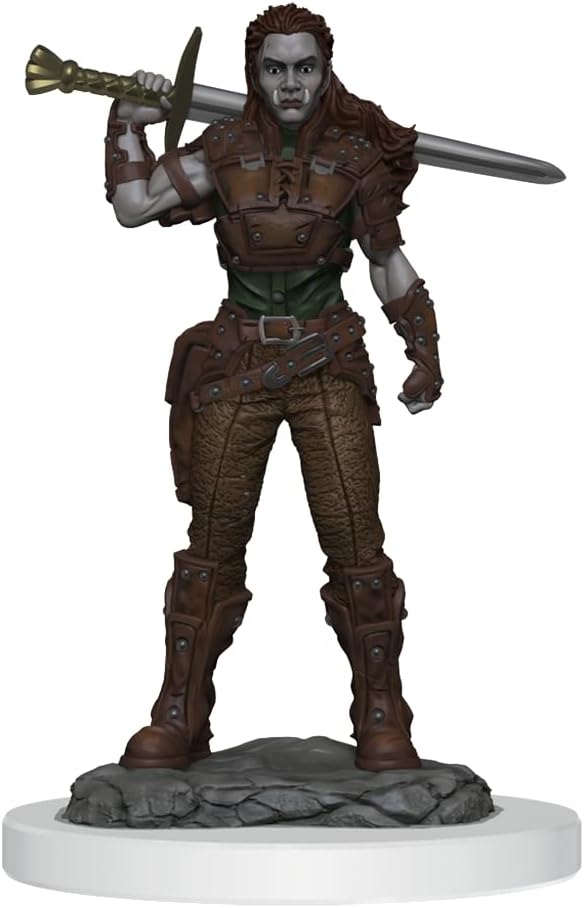 WizKids D&D Nolzur's Marvelous Miniatures: Orc Fighter Female