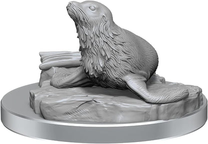 WizKids D&D Nolzur's Marvelous Miniatures: Locathah & Seal