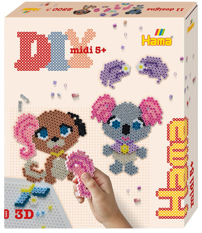 Hama Beads Pet Salon Gift Box, Arts and Crafts Fuse Beads Set for Boys and Girls, Ages 3+. Official Hama Beads Set