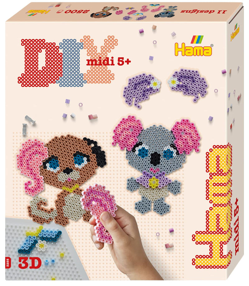 Hama Beads Pet Salon Gift Box, Arts and Crafts Fuse Beads Set for Boys and Girls, Ages 3+. Official Hama Beads Set