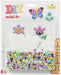 HAMA - Grand Kit sous Blister - 1100 Perles à repasser taille MIDI et 2 plaques (Papillon et Fleur) - Loisirs Créatifs - Dès 5 ans, mixte