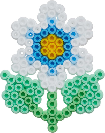 HAMA - Grand Kit sous Blister - 1100 Perles à repasser taille MIDI et 2 plaques (Papillon et Fleur) - Loisirs Créatifs - Dès 5 ans, mixte