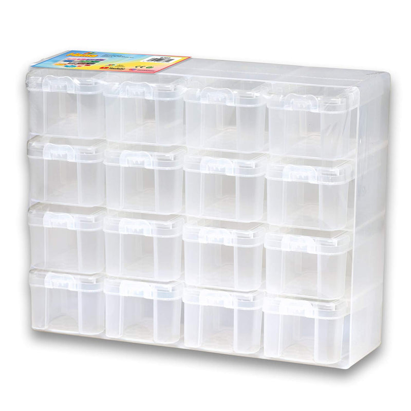 HAMA BEADS Perlen- Caja clasificadora de Perlas para Planchar, Multicolor, 8,5 cm (6760
