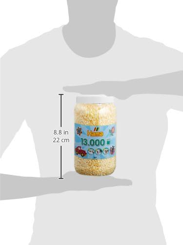 Malte haanning MH211-02 Hamabeads Bottle, 13,000 Pieces, Cream