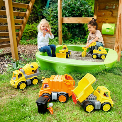 BIG Spielwarenfabrik 800054837 Big Power Worker Wheel Loader + Figure, Yellow