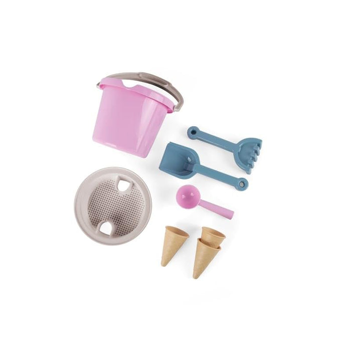 Dantoy - Bucket set w. Ice cream cones - Pink (4801