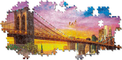 Clementoni - Puzzle Adulto 3000 Piezas Puesta de Sol en ático en Manhattan - Desde 14 años (33552