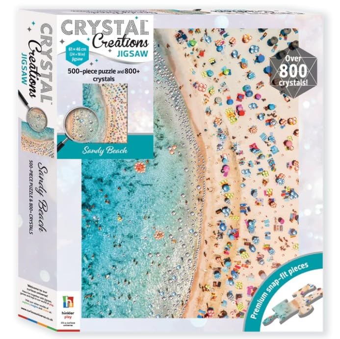 500 Piece Crystal Sandy Beach