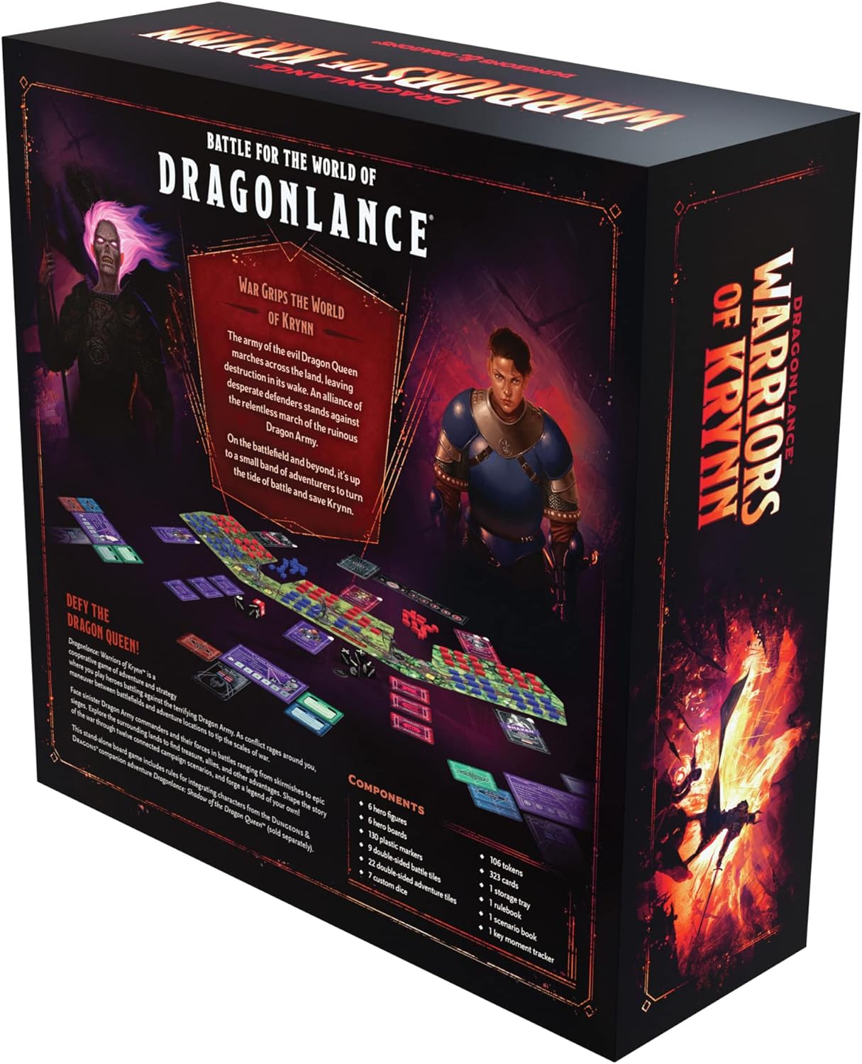 Dragonlance: Warriors of Krynn (Dungeons & Dragons Cooperative Board Game for 3-5 Players