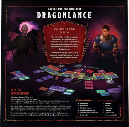 Dragonlance: Warriors of Krynn (Dungeons & Dragons Cooperative Board Game for 3-5 Players