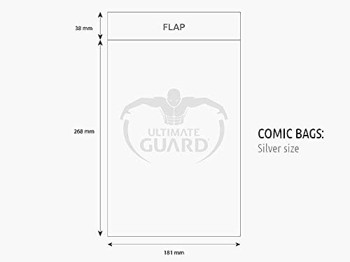 Comic Bags (Silver Size, Pack of 100