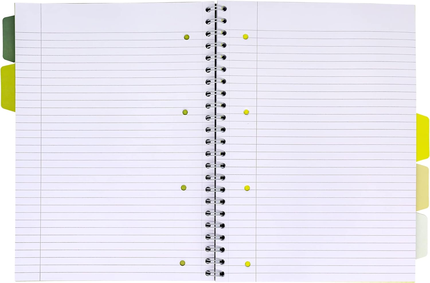 Pukka Pads Réf 6050-REC Cahier de projets à spirale Papier recyclé Feuilles perforées et lignées 5 intercalaires 200 pages 80 g/m² A4 Lot de 3 (Import Royaume Uni