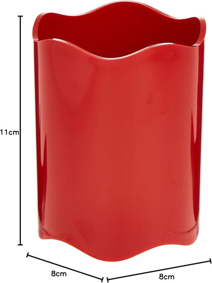 Durable Trend Pen Cup - Opaque Red
