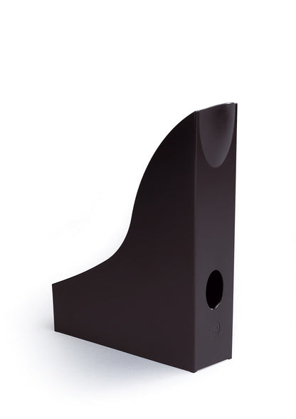 Durable Vivid Magazine Rack Plastic with Thumb Hole A4 Black Ref 1701711060