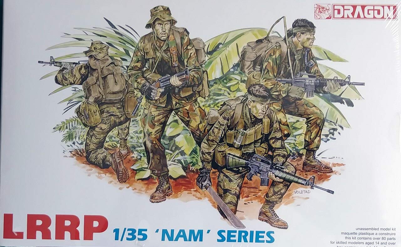 Dragon Models LRRP U.S. Army Long Range Recon Patrol 4 Figure Set (1/35 Scale
