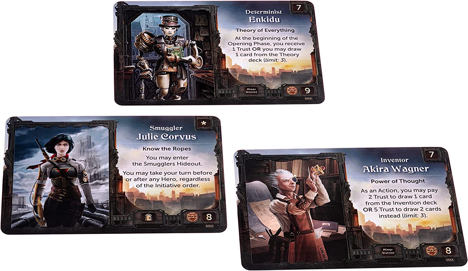 City of The Great Machine. The Escalation Board Game Expansion |1-4 Players | Ages 14 and up | Steampunk | One-vs-Many | Hidden Movement | Cooperative & Solo | Average Playtime 60-90 min