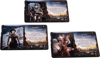 City of The Great Machine. The Escalation Board Game Expansion |1-4 Players | Ages 14 and up | Steampunk | One-vs-Many | Hidden Movement | Cooperative & Solo | Average Playtime 60-90 min