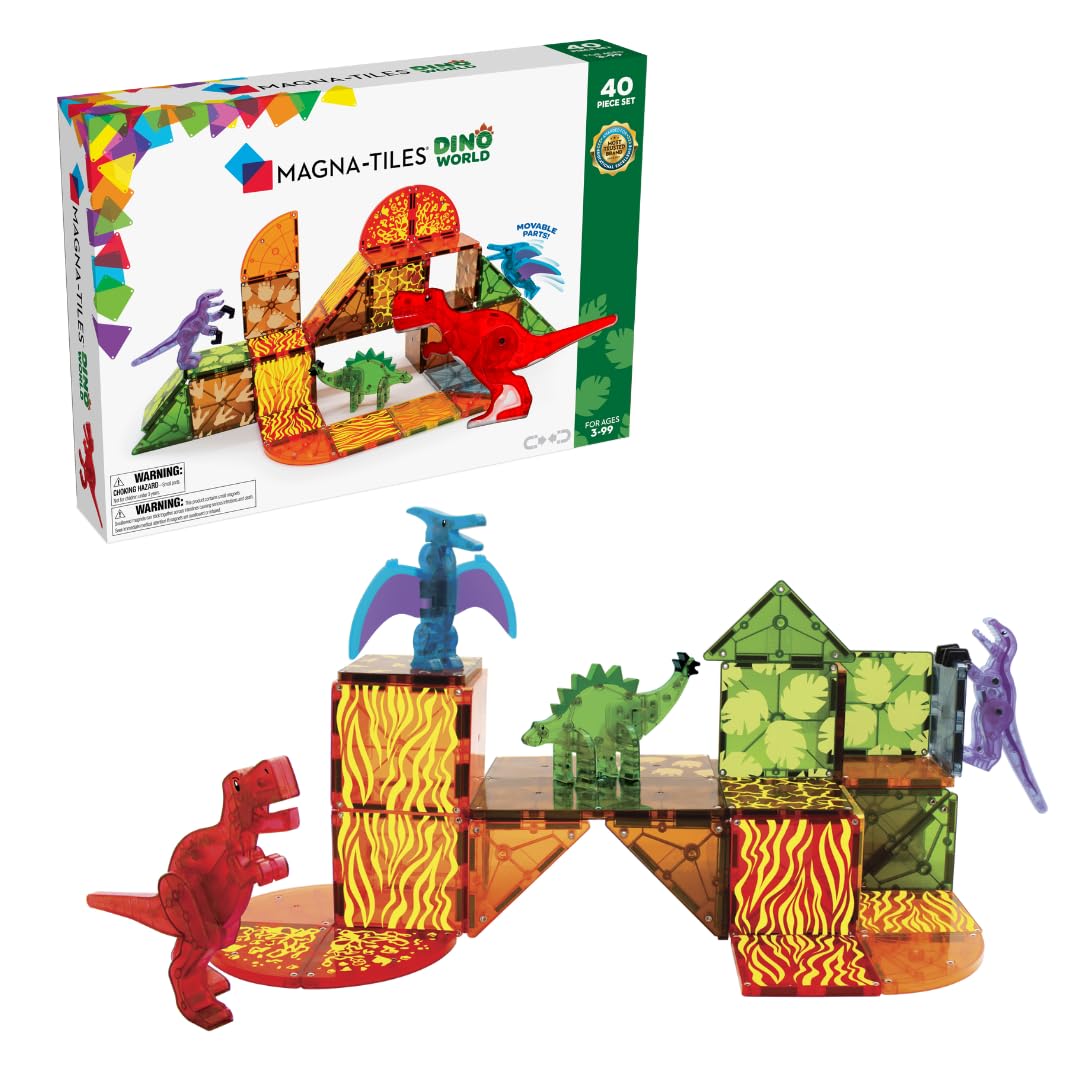 Magna-Tiles - Dino World 40 pcs set - (90227