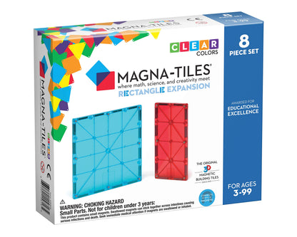 Magnatiles - Uitbreiding Vierhoeken - 8 stuks