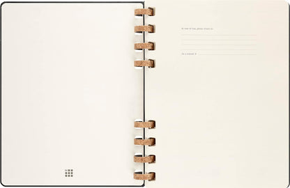 Moleskine Academic Monthly Planner 2023 -2024, 12-Month Weekly and Monthly Diary, University Agenda with Hard Cover, Size XL 20 x 25 cm
