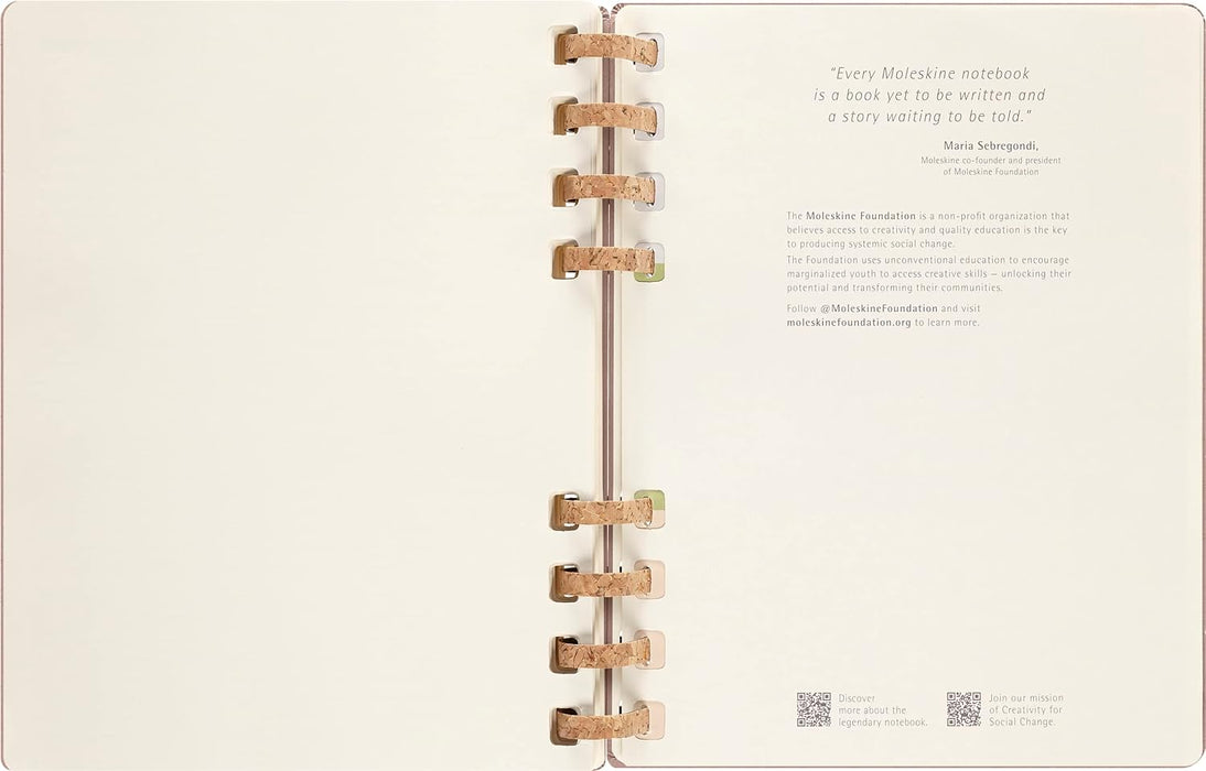 Moleskine Academic Monthly Planner 2023 -2024, 12-Month Weekly and Monthly Diary, University Agenda with Hard Cover, Size XL 20 x 25 cm