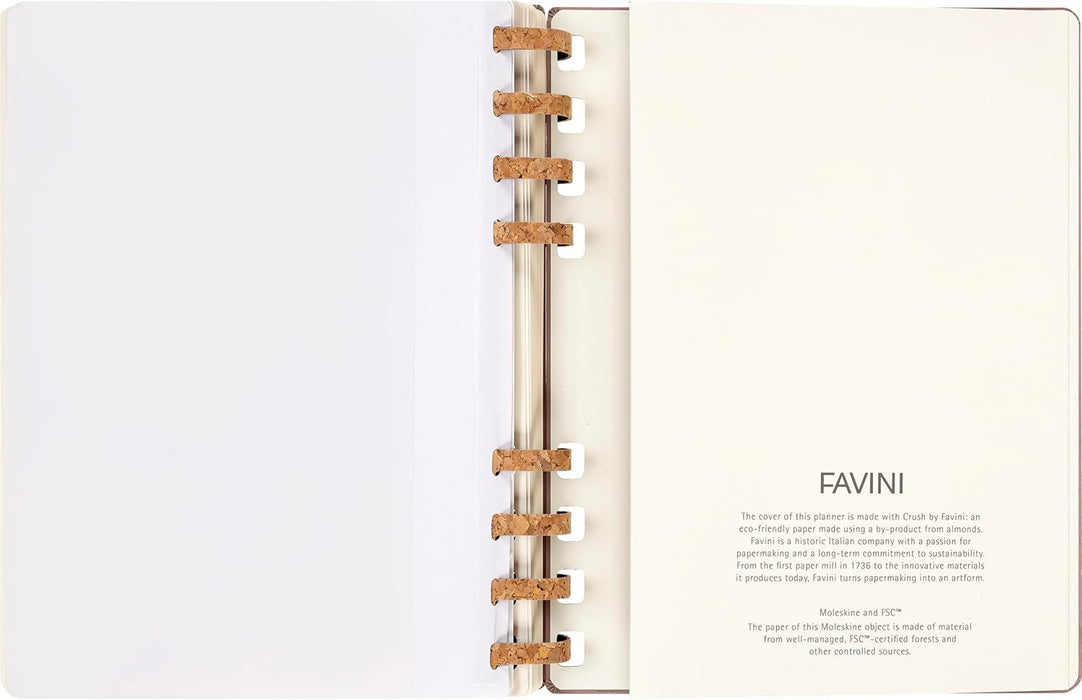 Moleskine Academic Monthly Planner 2023 -2024, 12-Month Weekly and Monthly Diary, University Agenda with Hard Cover, Size XL 20 x 25 cm