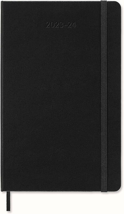 Moleskine Weekly Planner 2023-2024, 18-Month Agenda, Academic Diary, Weekly Diary with Hard Cover, Large Size 13 x 21 cm , Colour