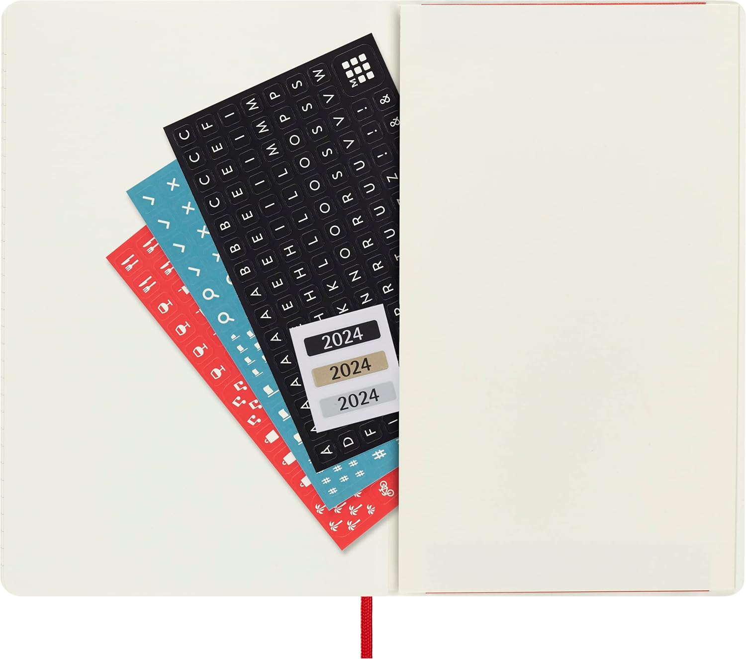 Moleskine Weekly Planner 2023-2024, 18-Month Agenda, Academic Diary, Weekly Diary with Soft Cover, Large Format 13 x 21 cm, Colour