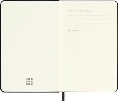 Moleskine Weekly Planner 2023-2024, 18-Month Agenda Horizontal, Hard Cover Weekly Planner, Pocket Size 9 x 14 cm, Colour