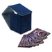 Ultra Pro - Vivid Alcove Flip Deck Box (blu) - Proteggi e conserva fino a 100 carte di dimensioni standard a doppia maniche, perfette per carte sportive, carte da gioco e carte collezionabili
