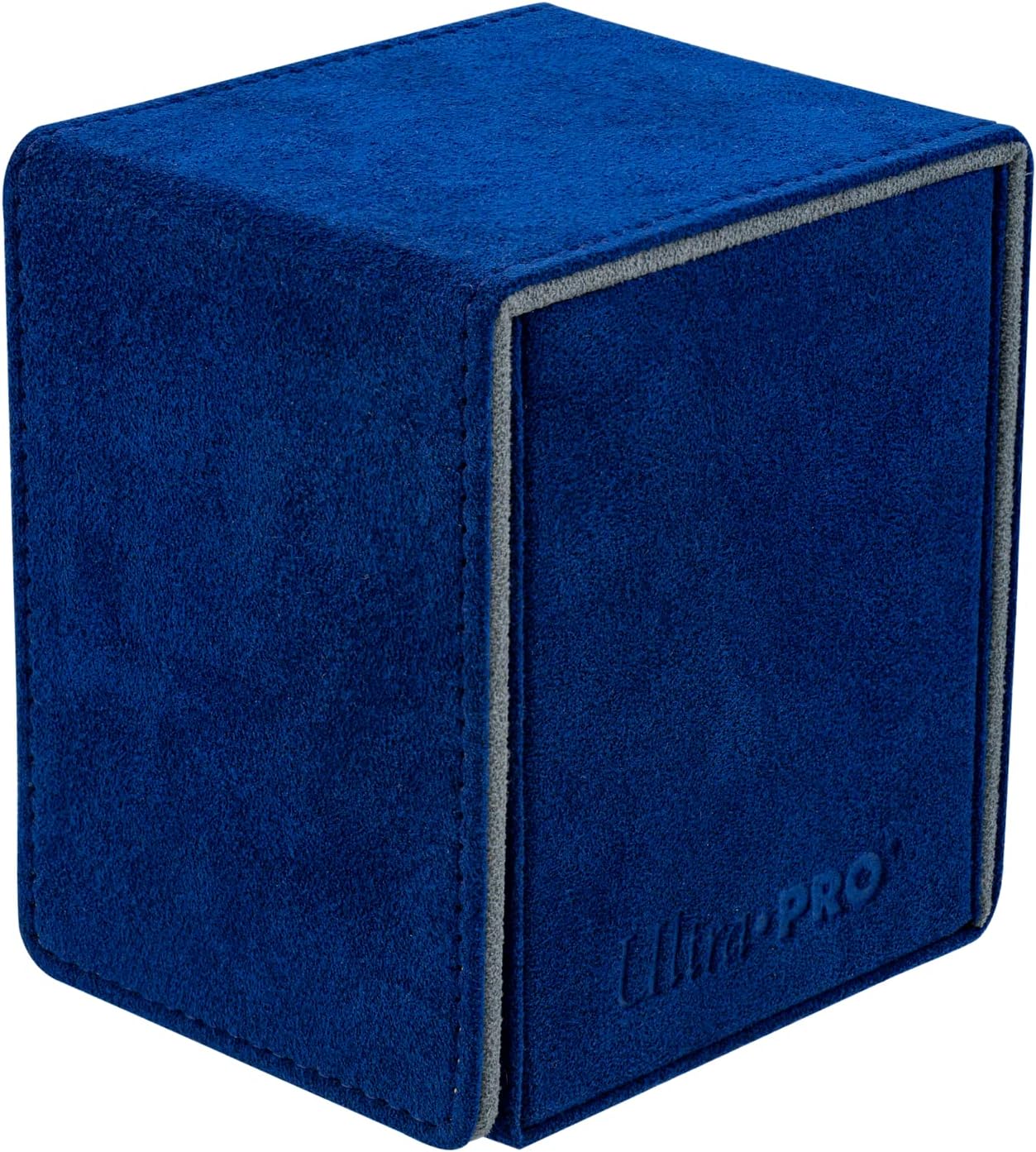 Ultra Pro - Vivid Alcove Flip Deck Box (blu) - Proteggi e conserva fino a 100 carte di dimensioni standard a doppia maniche, perfette per carte sportive, carte da gioco e carte collezionabili