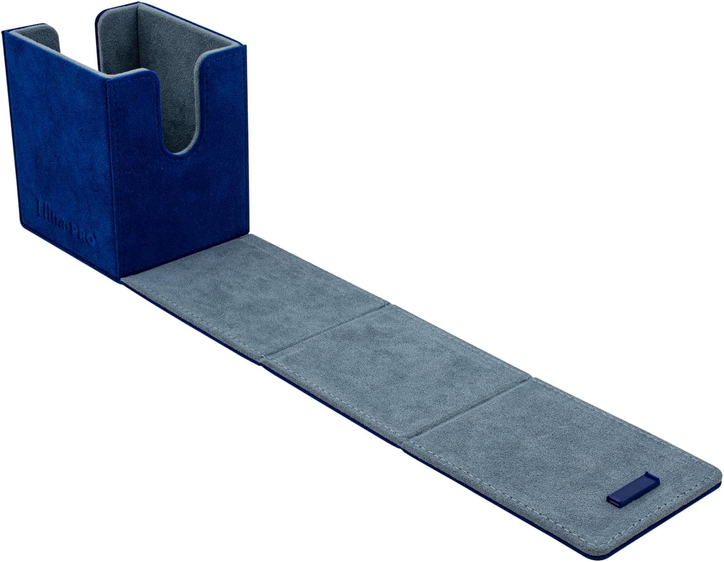 Ultra Pro - Vivid Alcove Flip Deck Box (blu) - Proteggi e conserva fino a 100 carte di dimensioni standard a doppia maniche, perfette per carte sportive, carte da gioco e carte collezionabili