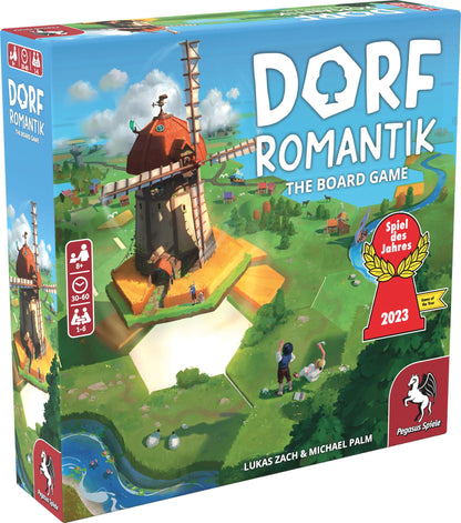 Pegasus Spiele 51240E Dorfomantik - The Board Game Board Games (English Version), 1-6 Players, ‎Multicoloured