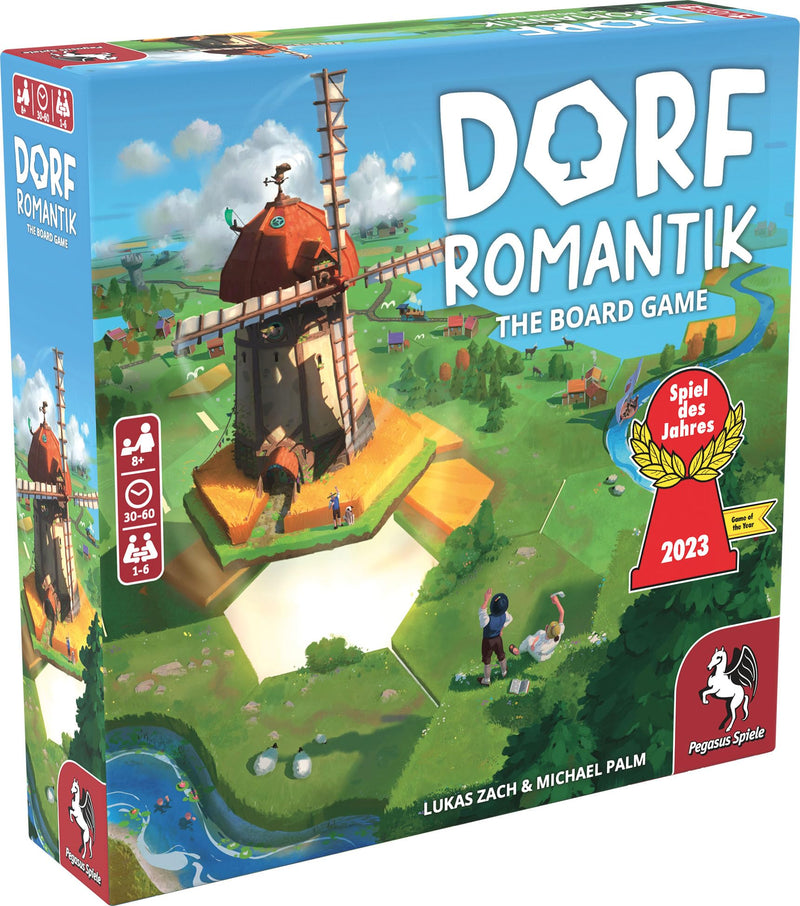 Pegasus Spiele 51240E Dorfomantik - The Board Game Board Games (English Version), 1-6 Players, ‎Multicoloured