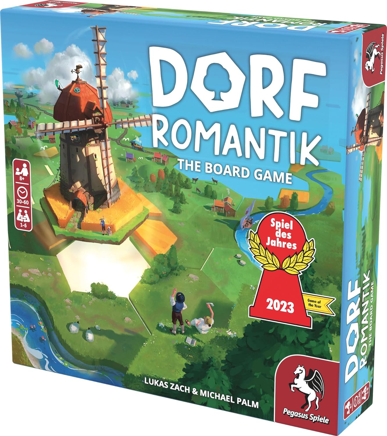 Pegasus Spiele 51240E Dorfomantik - The Board Game Board Games (English Version), 1-6 Players, ‎Multicoloured