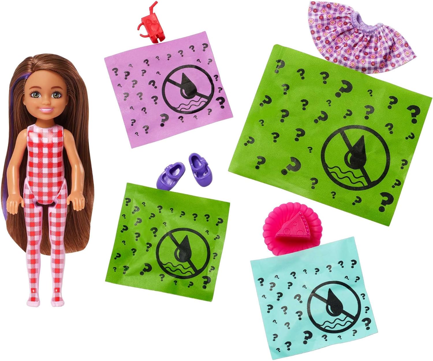 Mattel Barbie Chelsea Color Reveal - Gingham Picnic Series (Hkt81)