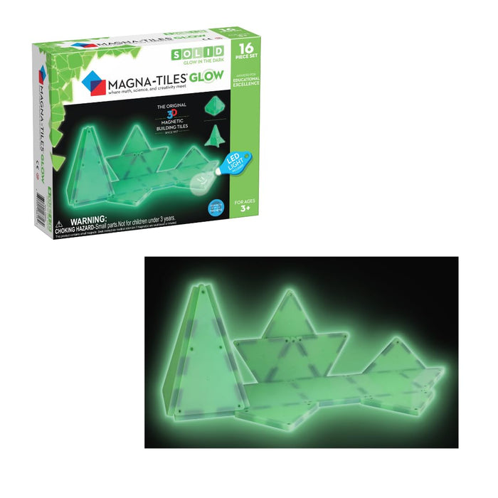 Magna-Tiles - Glow 16 pcs expansion set - (90215
