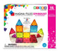 MAGNA - TILES Stardust Set, The Original Magnetic Building Tiles for Creative Open-Ended Play, Educational Toys for Children Ages 3 Years + (15 Pieces Including Glitter and Mirrors