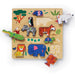 Crocodile Creek 31001 10 pcs Stacking Wood Puzzle/123 Zoo Puzzles, Multicoloured, único