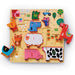 Crocodile Creek 31002 10 pcs Stacking Wood Puzzle/123 Barnyard Puzzles, Multicoloured, único